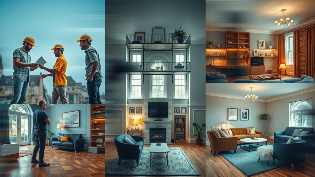 Renovation project stages with home renovation builders london uk, from consultation to completion